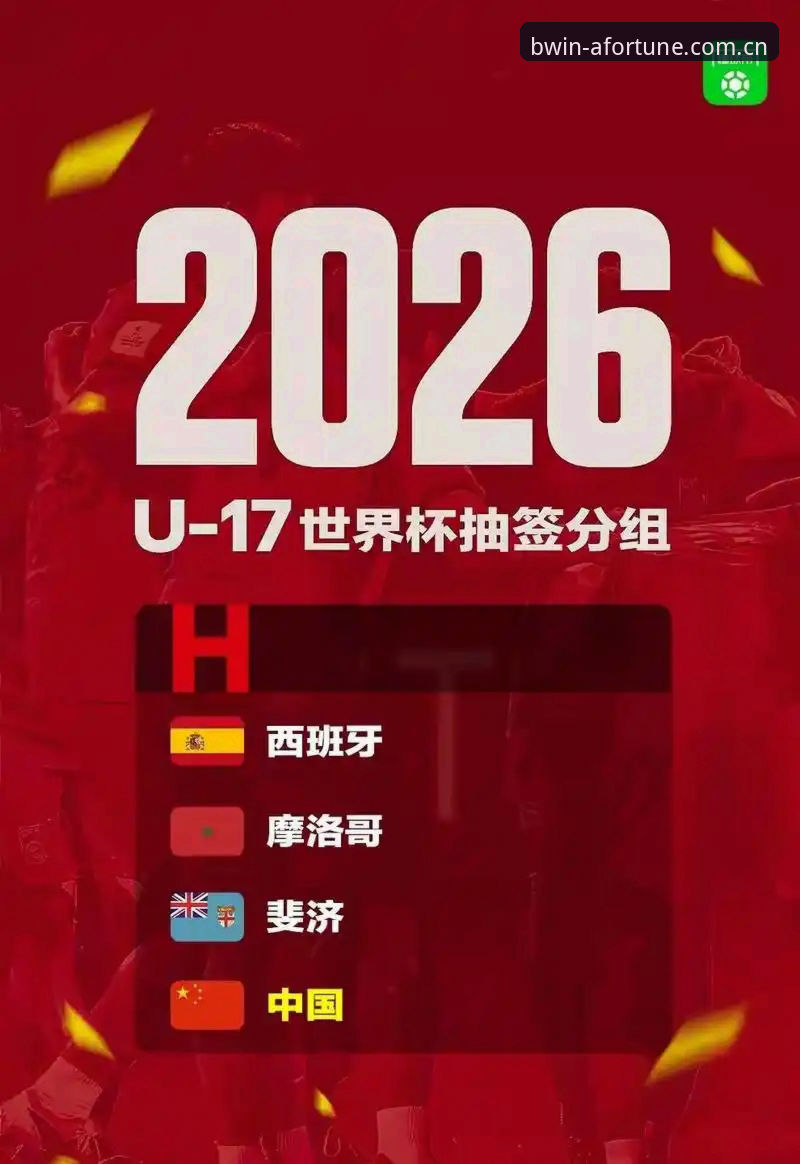 BWIN尊享非凡 揭秘U17国足抽签结果:西班牙、摩洛哥、斐济同组,背后的晋级之路有多难?